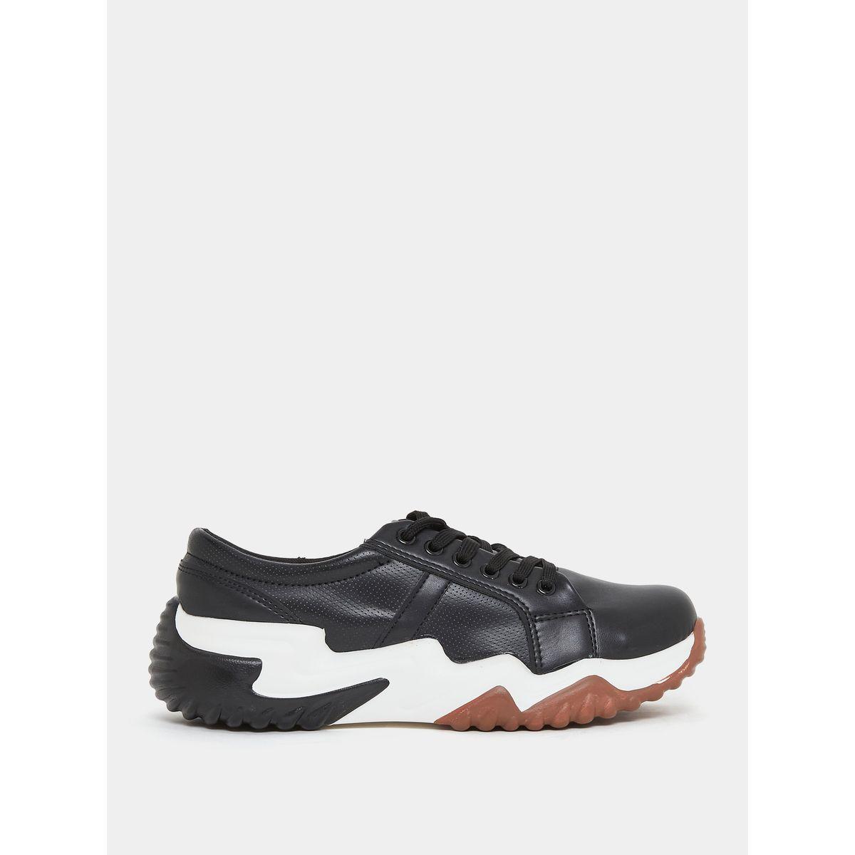 Styli Colorblock Chunky Sole Lace Up Sneaker-women-shoes-sneakers-image-2