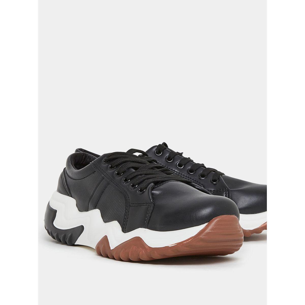Styli Colorblock Chunky Sole Lace Up Sneaker-women-shoes-sneakers-image-4