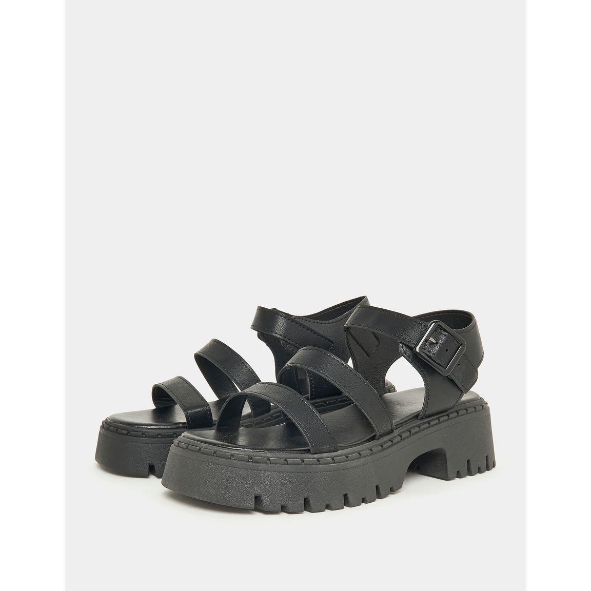 Styli Multi Strap Buckle Closure Platform Sandal-women-shoes-heels-image-2
