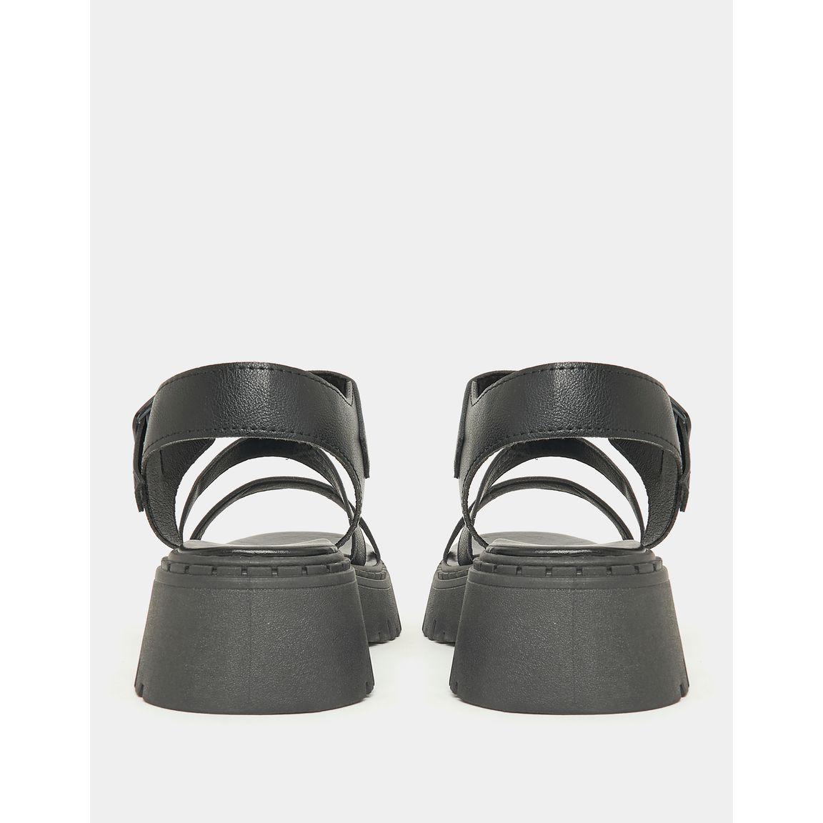Styli Multi Strap Buckle Closure Platform Sandal-women-shoes-heels-image-4