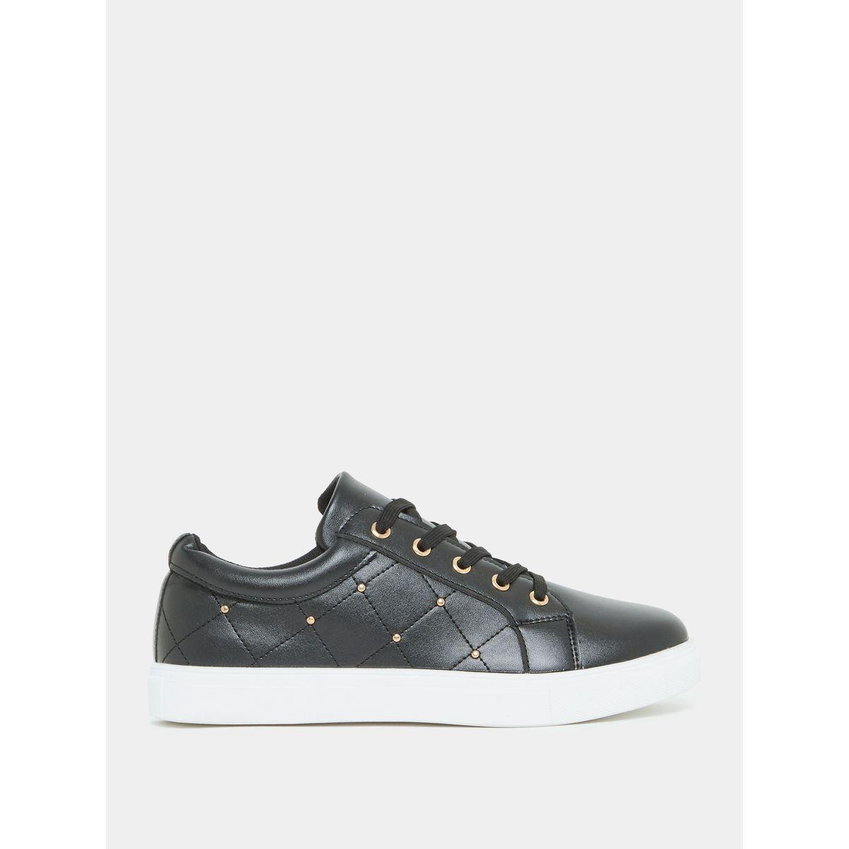 حذاء سنيكرز بتفاصيل درزات مع رباط غلق-women-shoes-sneakers-image-1