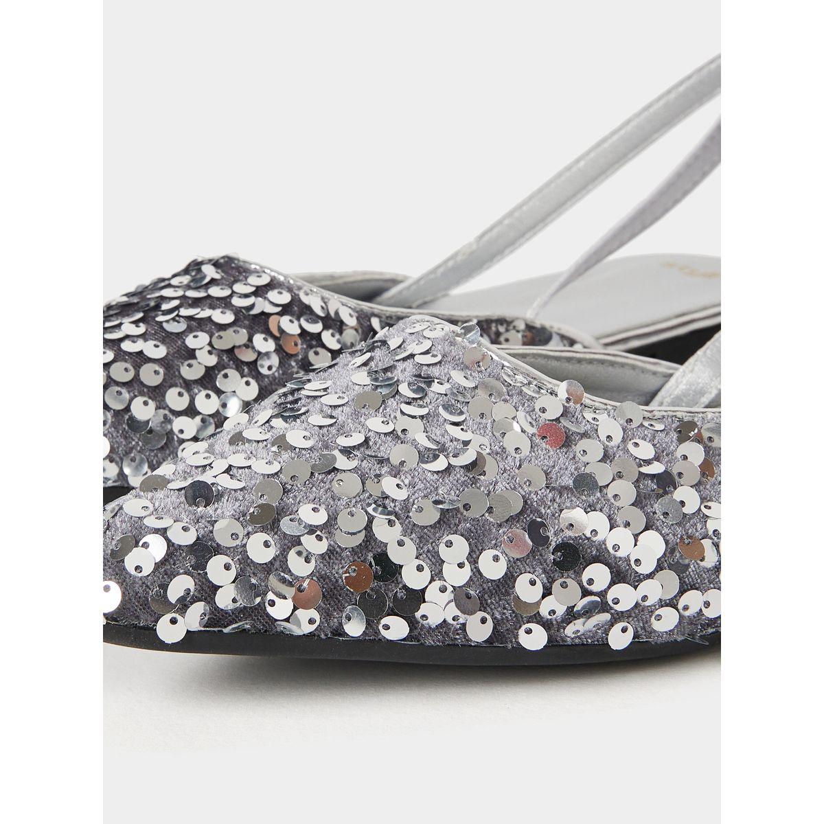 صندل منمق بالترتر مع سير خلفي-women-shoes-heels-image-5