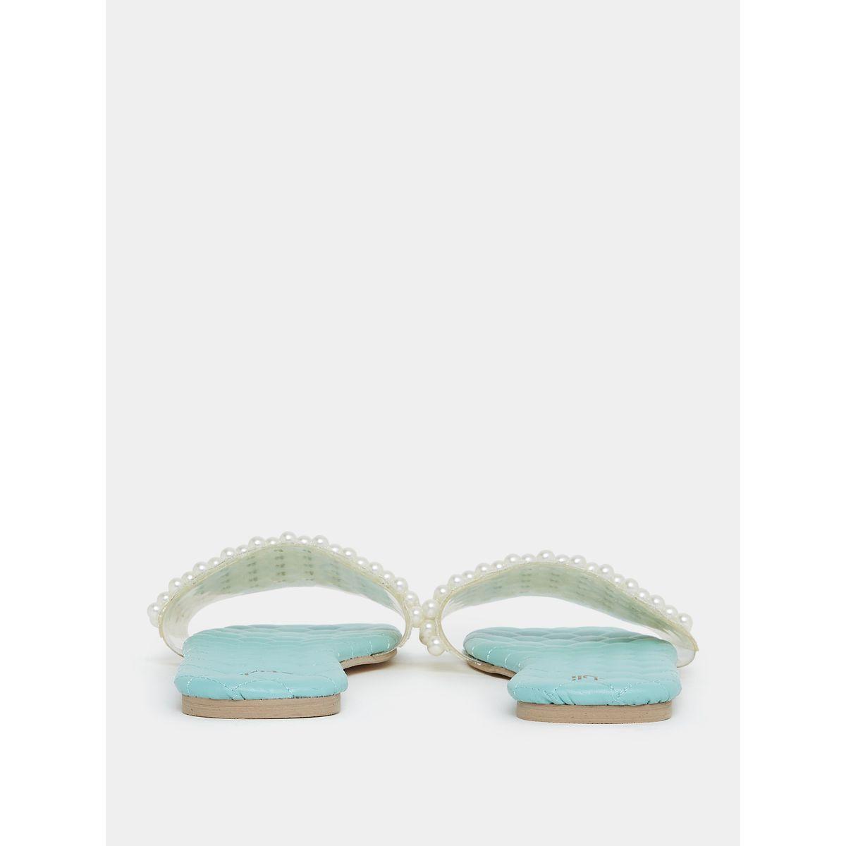 صندل فلات مزين بلؤلؤ صناعي-women-shoes-sandals-flats-image-4