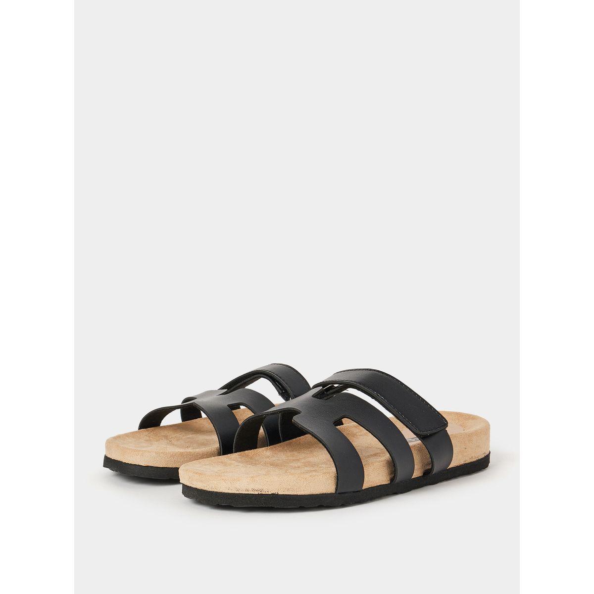 Styli Multi Strap Velcro Sandals-women-shoes-sandals-flats-image-3
