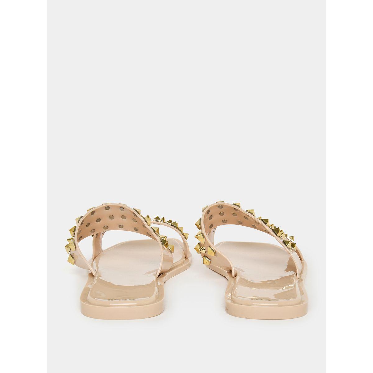 Styli Studded Double Strap Flat Sandals-women-shoes-sandals-flats-image-5
