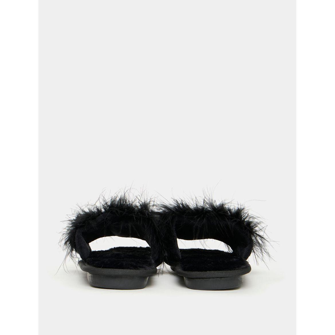 Styli Faux Fur Fluff Bedroom Slippers-women-shoes-bedroomslippers-image-5