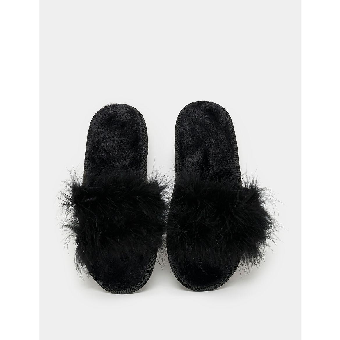 Styli Faux Fur Fluff Bedroom Slippers-women-shoes-bedroomslippers-image-6