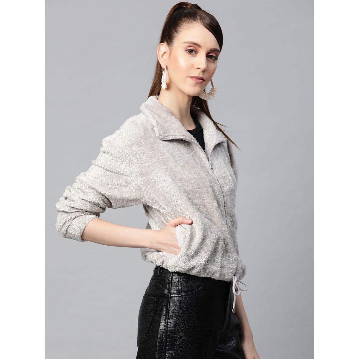 Faux Fur Jacket with Drawstring Hem-women-winterwear-coatsandjackets-jackets-image-2