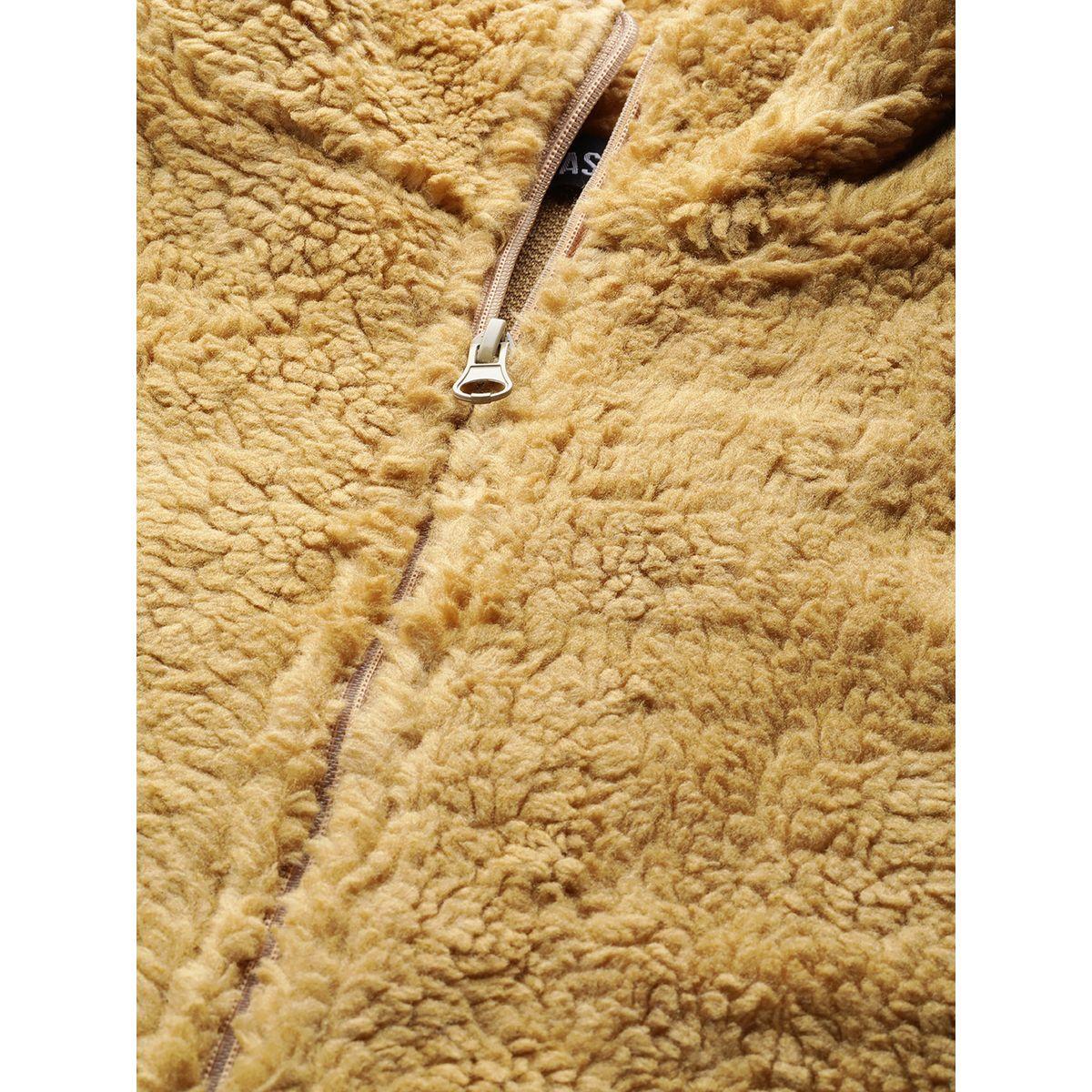 Sassafras X Styli Faux Fur Jacket with Drawstring Hem-women-winterwear-coatsandjackets-jackets-image-5