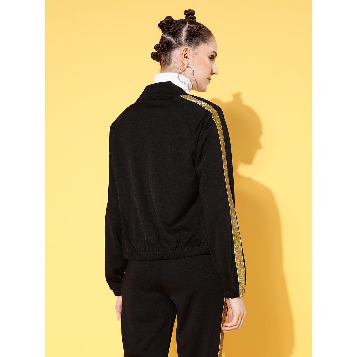 Taping Detail Full Zip  Bomber Jacket-women-winterwear-coatsandjackets-jackets-image-5