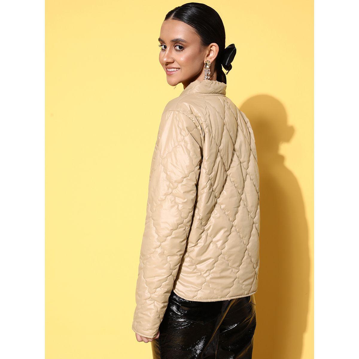Patch Pockets Puffer Jacket with Buttons-women-winterwear-coatsandjackets-jackets-image-5