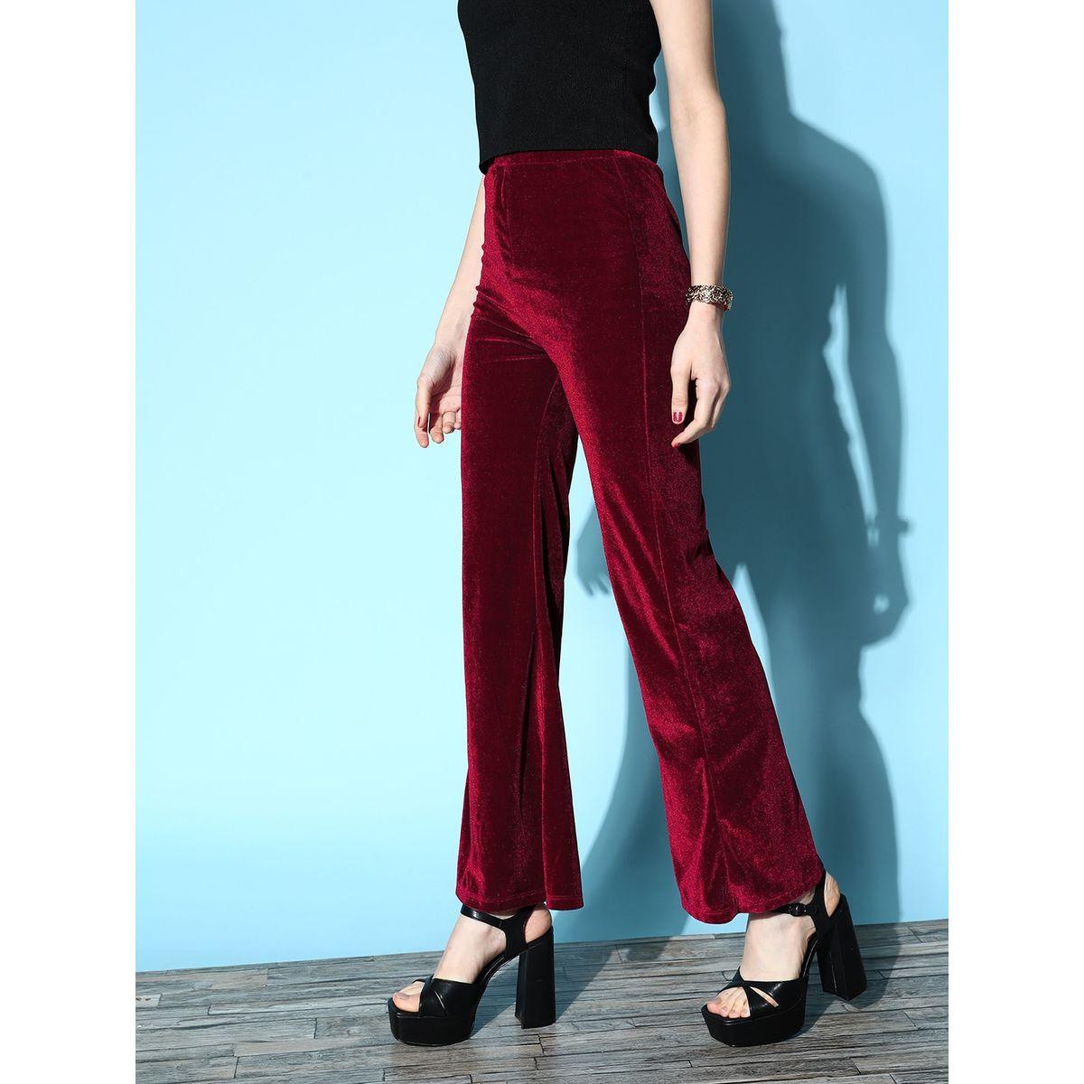 Sassafras X Styli Velvet Bell Bottom Pants-women-clothing-bottoms-trousers-image-4