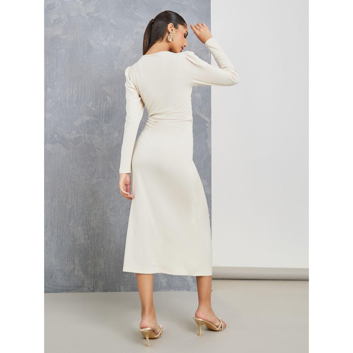 فستان ميدي مزين بعقدة-women-clothing-dresses-image-4