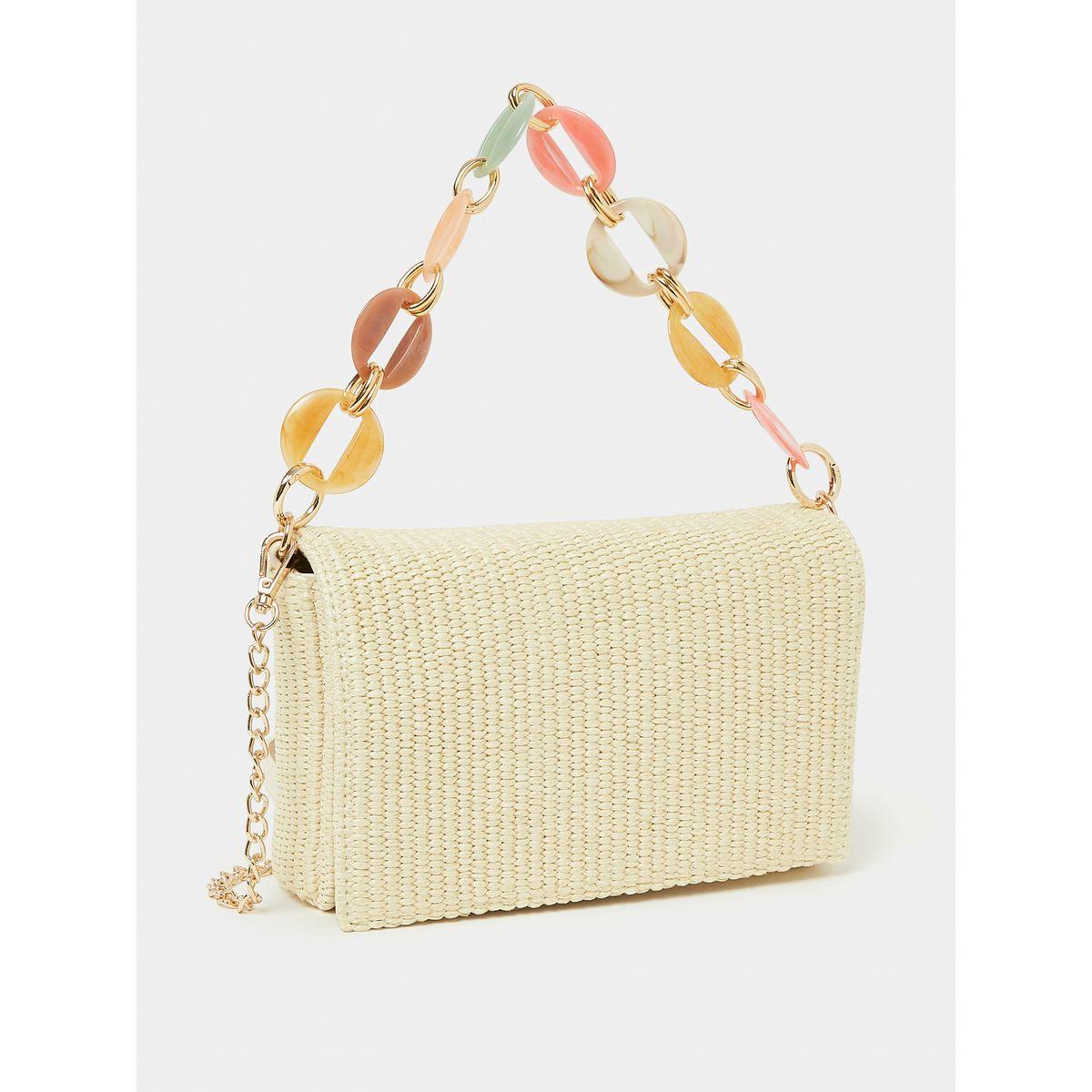 شنطة بلا يد مع حمالة بنمط سلسلة-women-bagsandwallets-handbags-image-1
