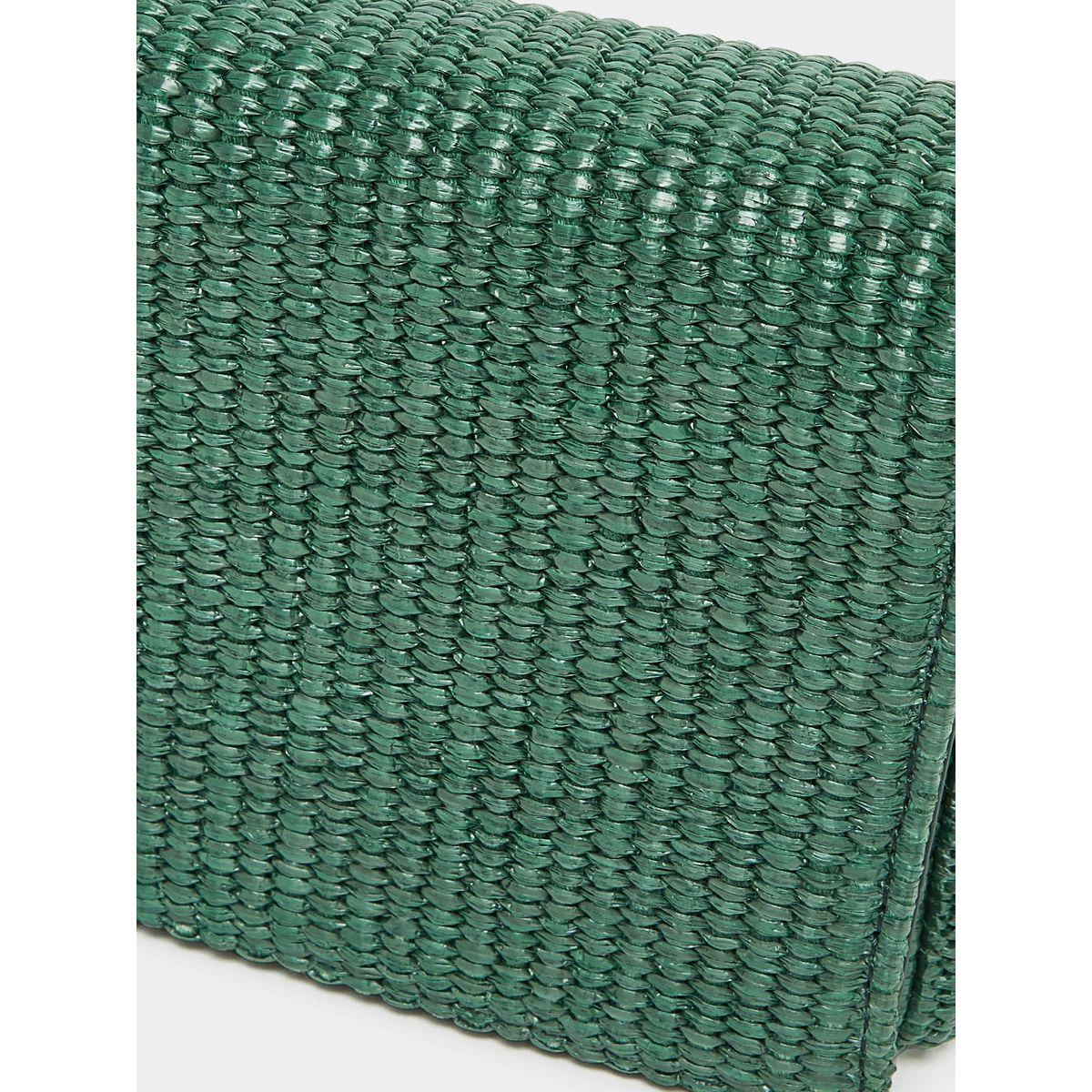 Styli Straw Chain Link Clutch Bag-women-bagsandwallets-handbags-image-2