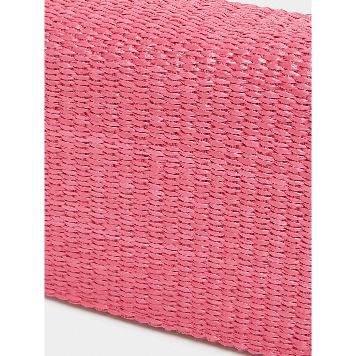 Styli Straw Chain Link Clutch Bag-women-bagsandwallets-handbags-image-2