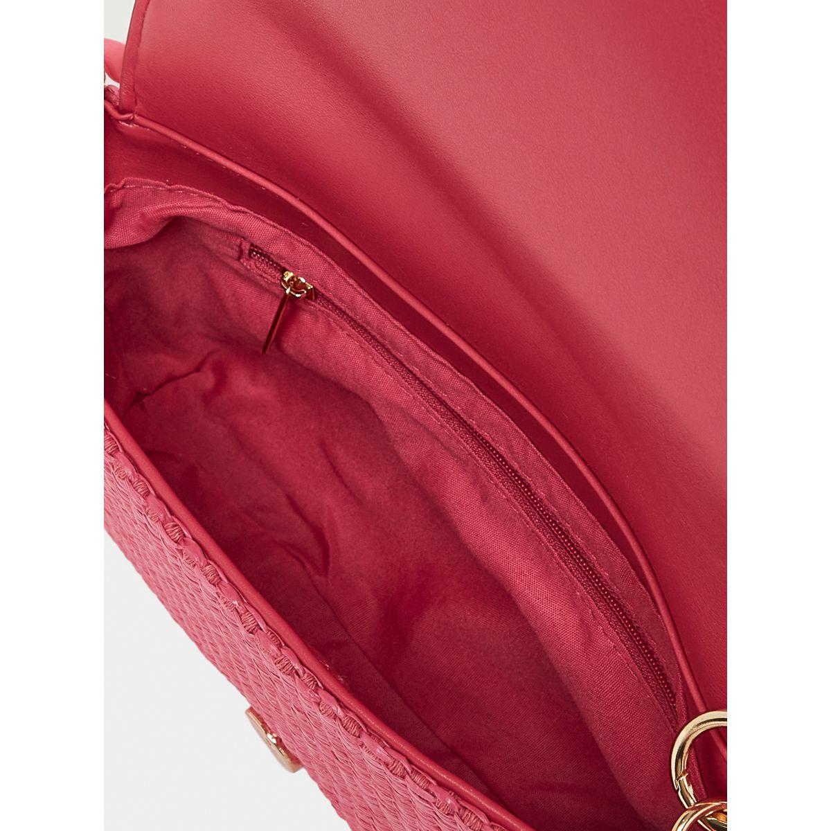 Styli Straw Chain Link Clutch Bag-women-bagsandwallets-handbags-image-4