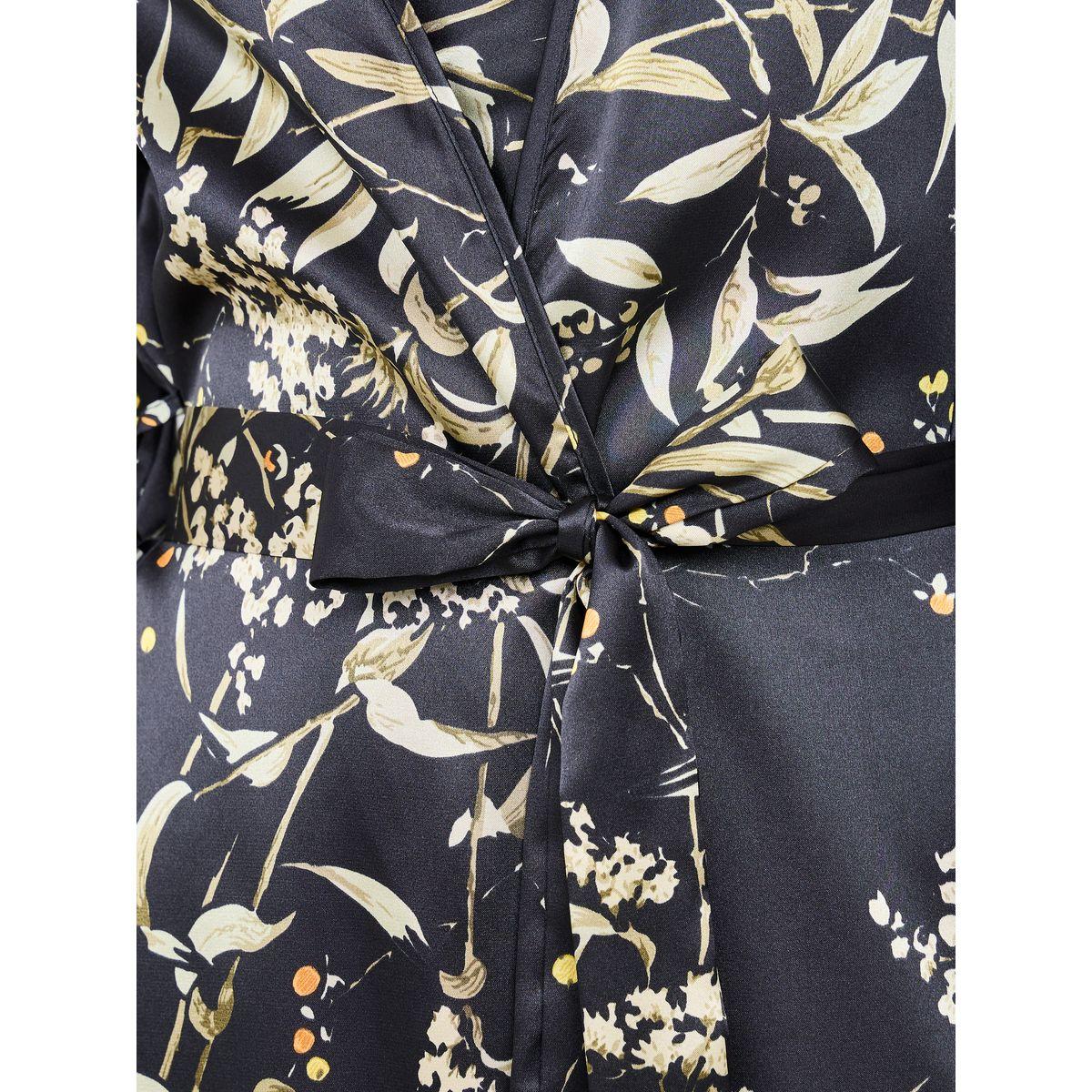Styli Unwind Pack of 4 - Satin Floral Cami, Slipdress, Robe & Shorts-women-clothing-nightwear-pyjamas-shortsets-image-11