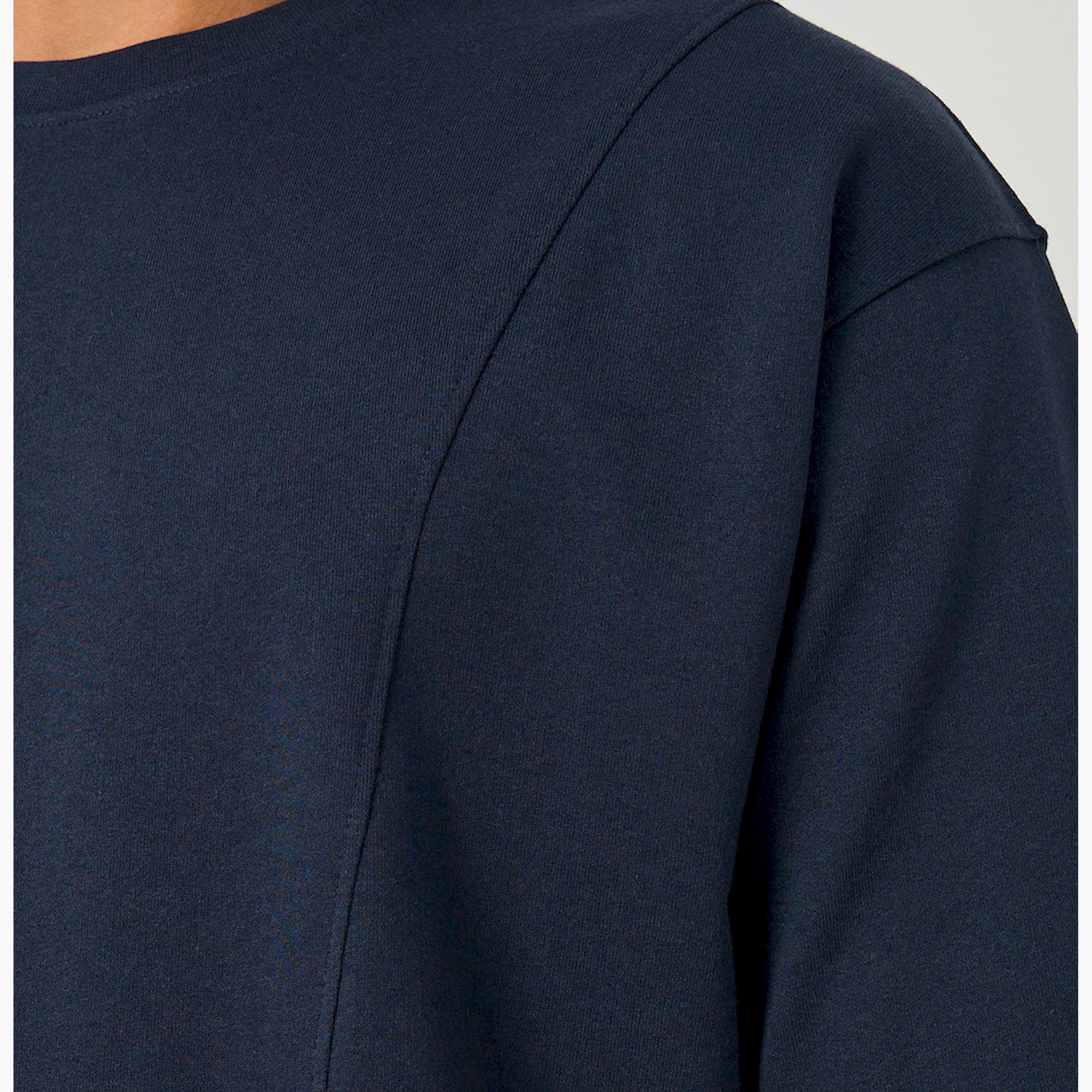 ستايلي - تي شيرت تيري كبير الحجم بتفاصيل حركة جانبية-men-clothing-tshirtsandpolos-tshirts-image-3