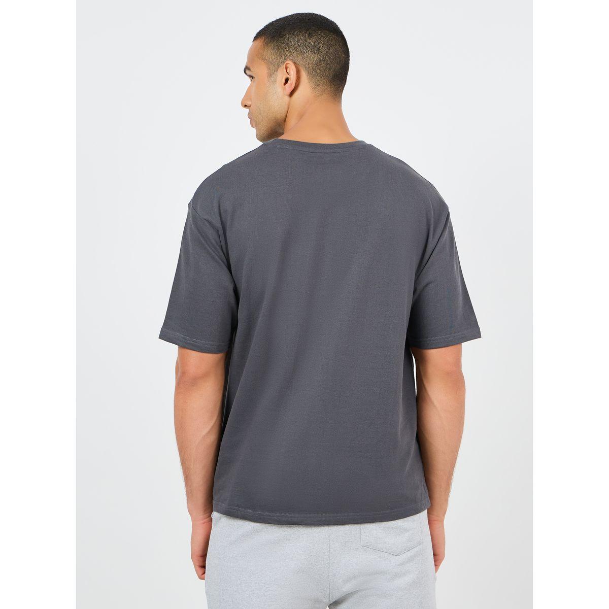 Styli Oversized Panel Detail Terry T-shirt-men-clothing-tshirtsandpolos-tshirts-image-4