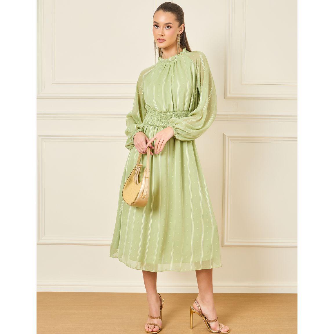 فستان ميدي بتفاصيل مُطرّزة-women-clothing-dresses-image-1