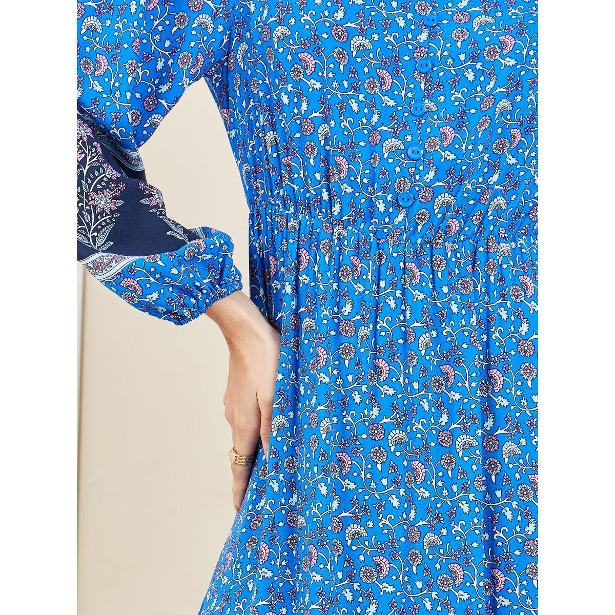 Styli Floral Print Tiered Maxi Dress-women-clothing-dresses-image-3