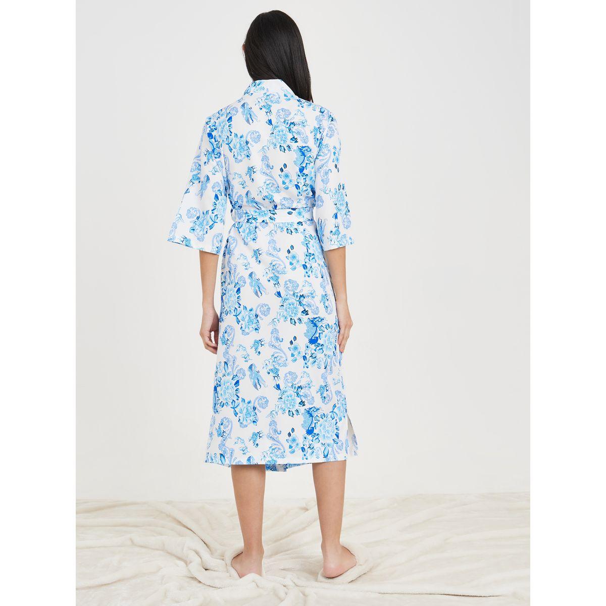 روب ميدي مطبع بطبعة زهور-women-clothing-nightwear-robes-image-4