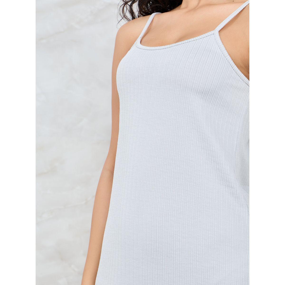Styli Unwind Solid Rib Slip Dress-women-clothing-nightwear-nighties-image-3