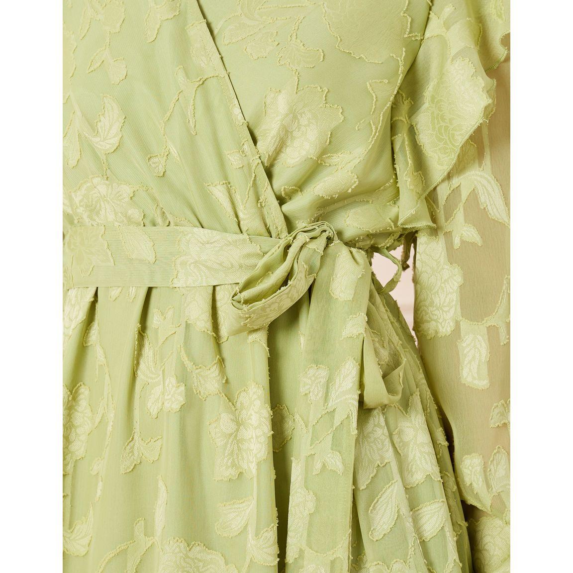فستان ميدي بنمط لف وكشكش-women-clothing-dresses-image-3