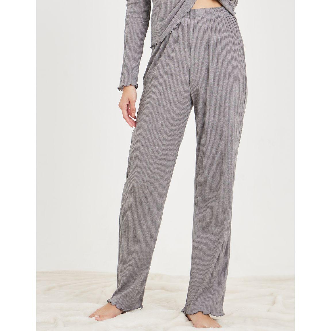 طقم بيجاما من تيشيرت باكمام طويلة وبنطال-women-clothing-nightwear-pyjamas-longsets-image-5