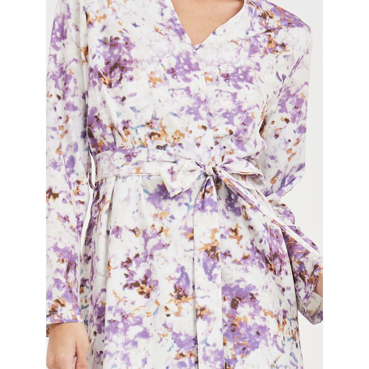 Styli Unwind Pack of 2 - AOP Cami Slip Dress and Robe Set-women-clothing-nightwear-robes-image-4