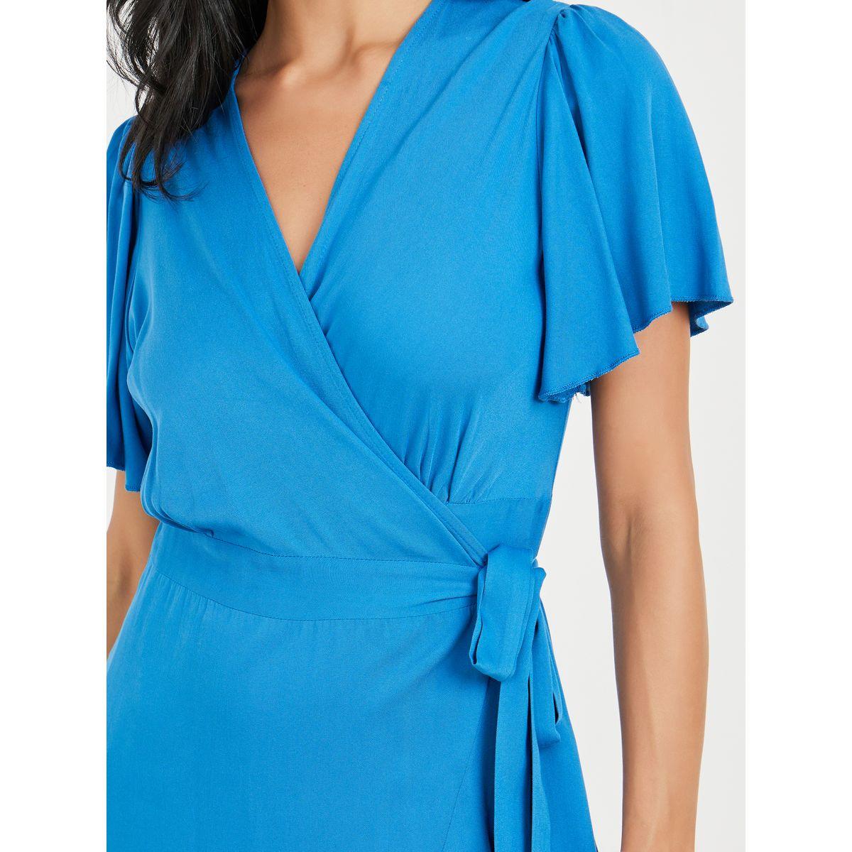 Styli Ruffle Asymmetric Hem Wrap Midi Dress-women-clothing-dresses-image-3