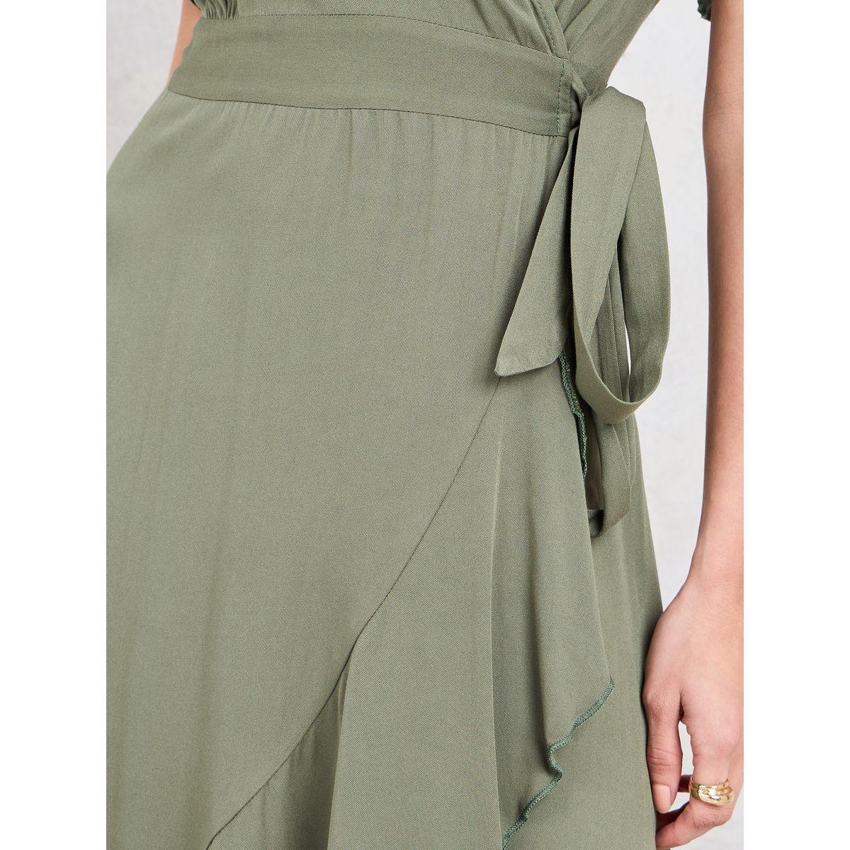 Styli Ruffle Asymmetric Hem Wrap Midi Dress-women-clothing-dresses-image-3