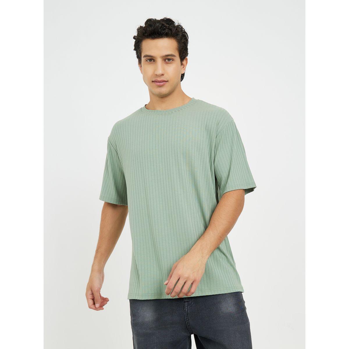 Styli Premium Oversized Ribbed Knit T-Shirt-men-clothing-tshirtsandpolos-tshirts-image-3