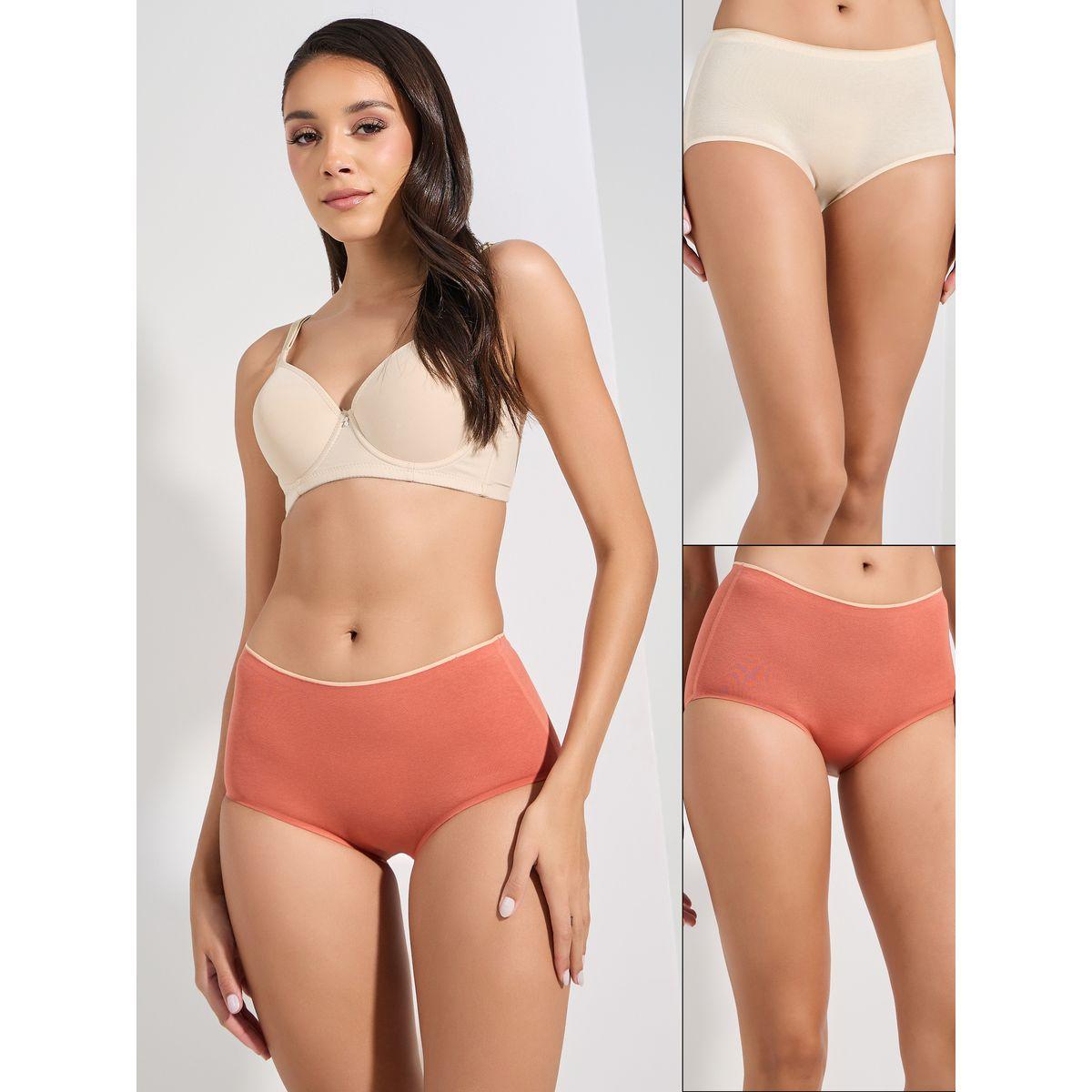 Styli Pack of 2 - Bonded Cotton Full Briefs-women-clothing-lingerie-panties-image-1