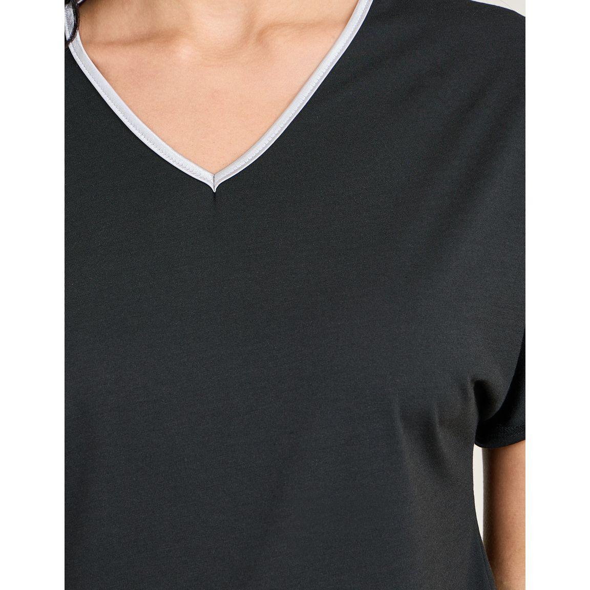 تيشيرت بتفاصيل ميلانج بارزة الملمس-women-clothing-tshirts-image-3