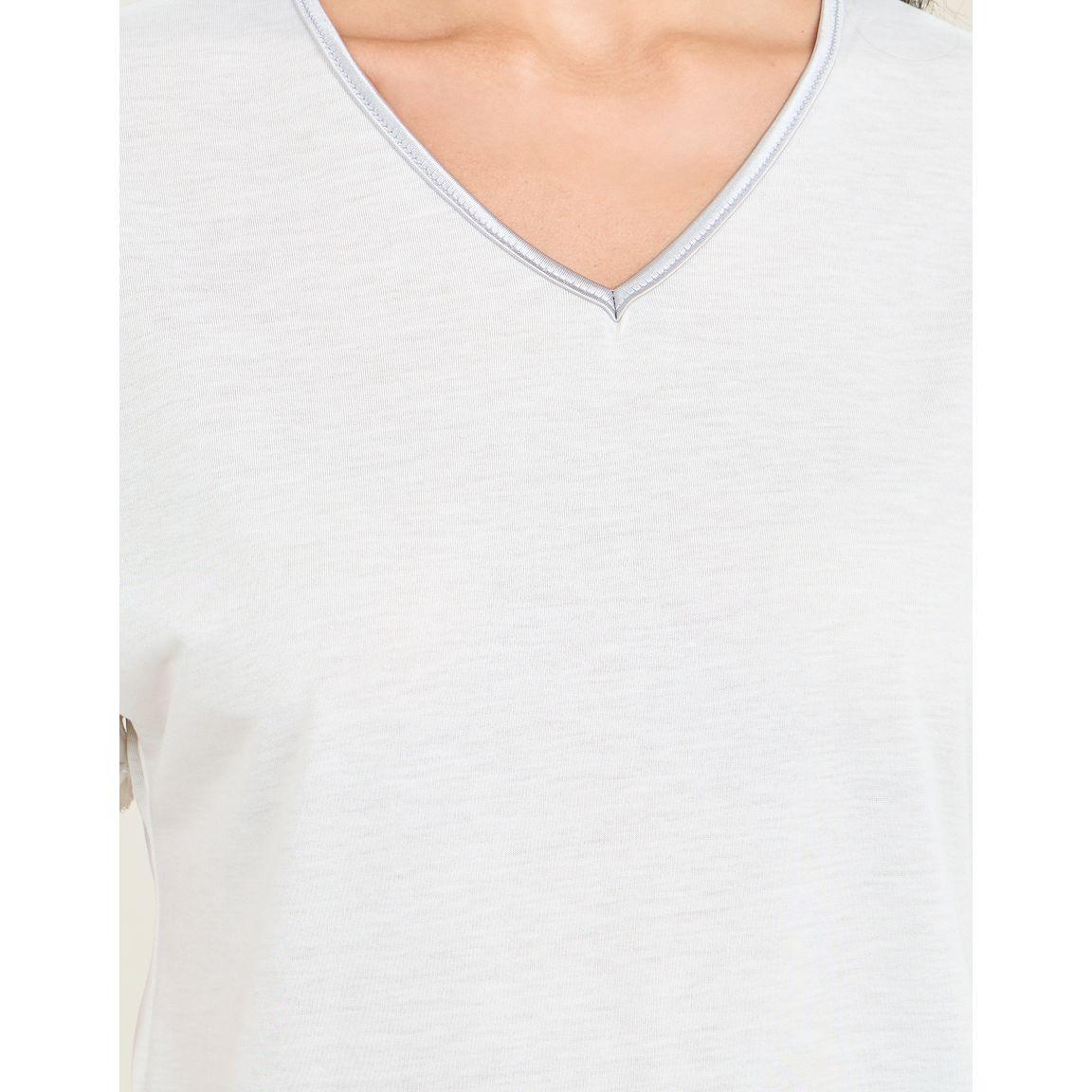 تيشيرت بتفاصيل ميلانج بارزة الملمس-women-clothing-tshirts-image-3