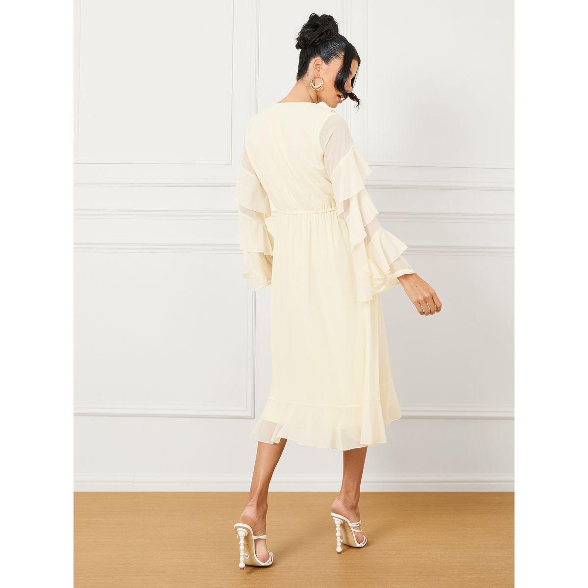 Styli Ruffle Sleeves A-Line Midi Dress-women-clothing-dresses-image-4