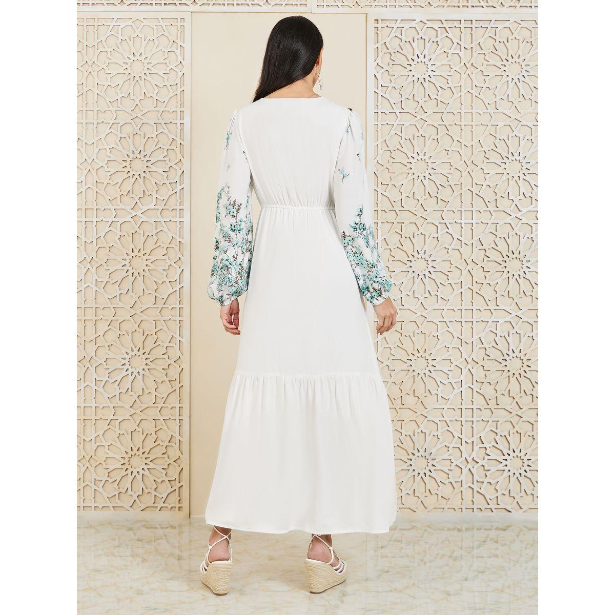 Styli Floral Print Tiered Maxi Dress-women-clothing-dresses-image-4