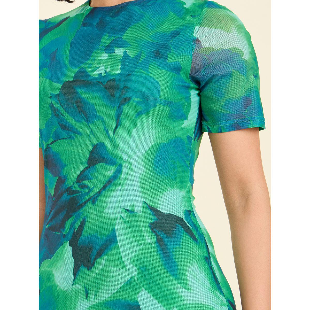 فستان ميدي ضيق مطبع بزهور-women-clothing-dresses-image-3