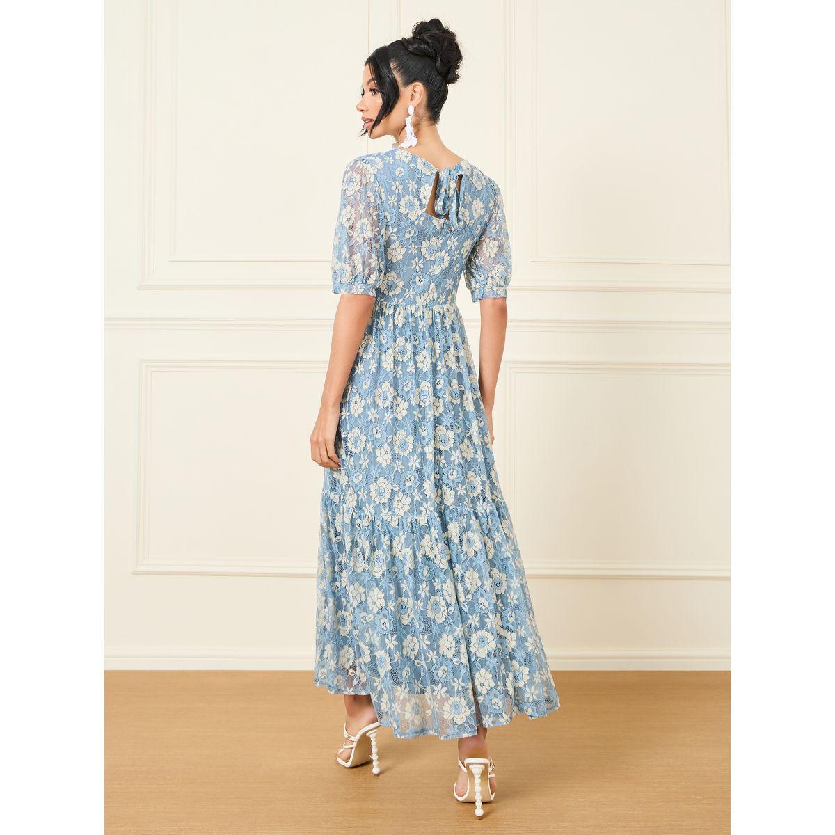 Styli All Over Lace A-Line Tiered Maxi Dress-women-clothing-dresses-image-4