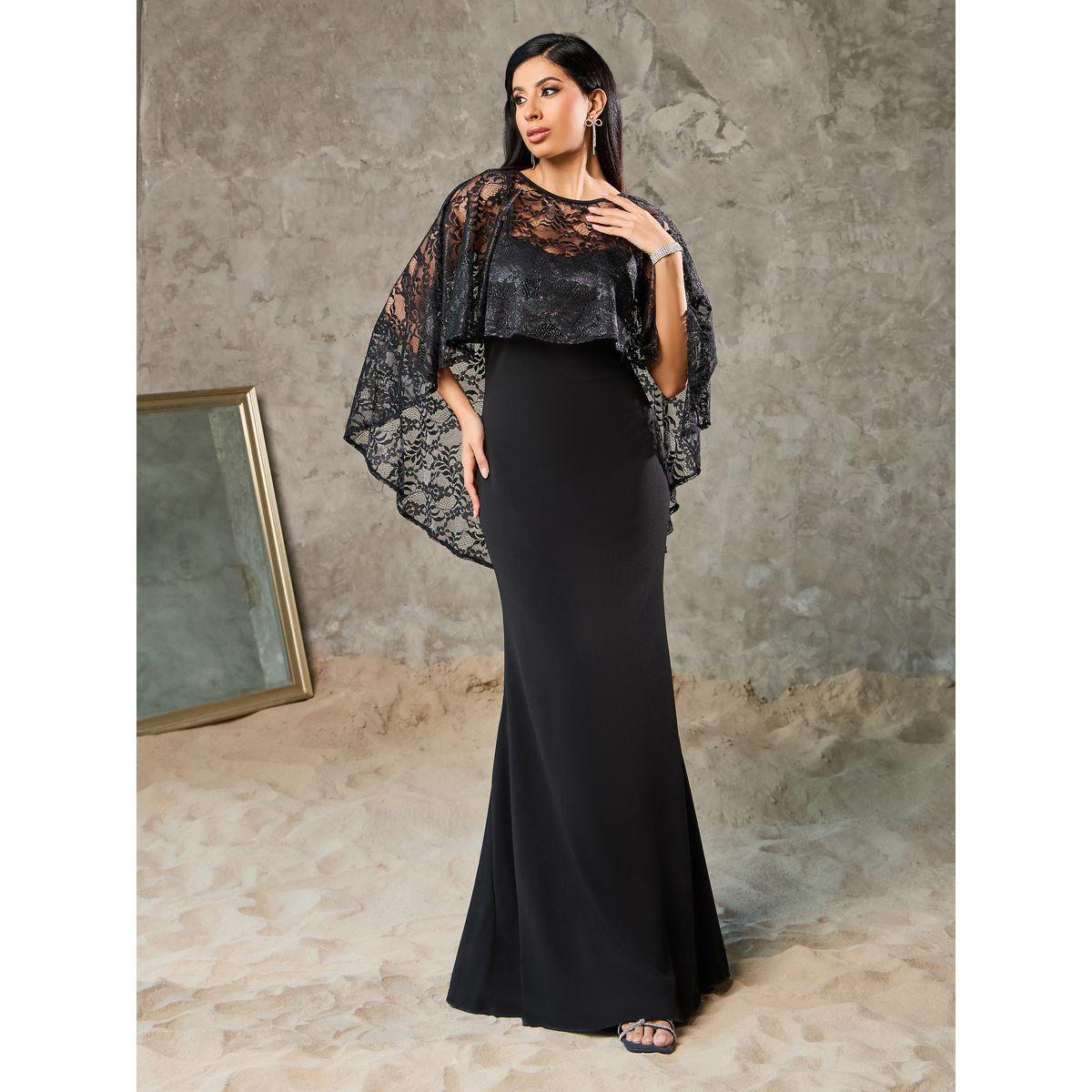 فستان طويل بتفاصيل دانتيل-women-clothing-dresses-image-1