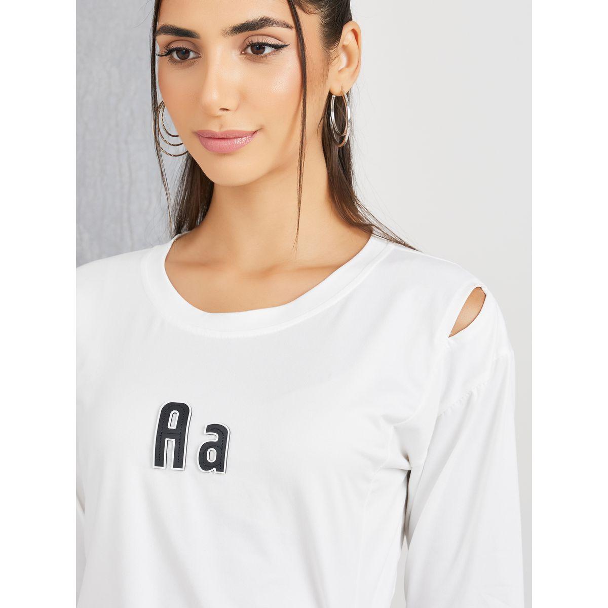 Styli Regular Fit Ruched Side Printed T-Shirt-women-clothing-tshirts-image-3