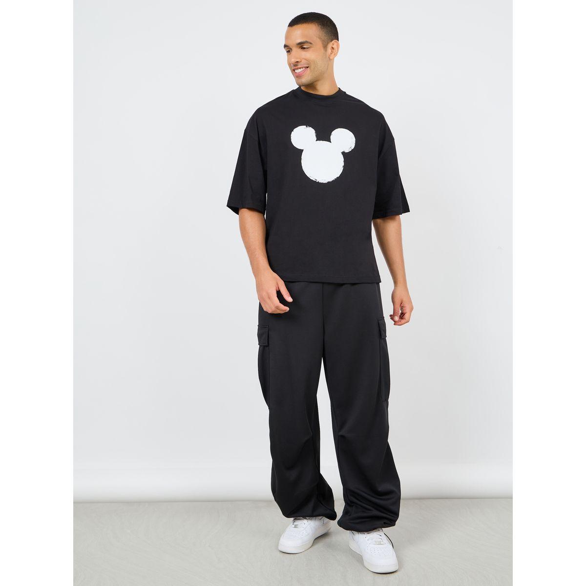 Styli Mickey Mouse Graphic Print Boxy Fit T-Shirt-men-clothing-tshirtsandpolos-tshirts-image-2