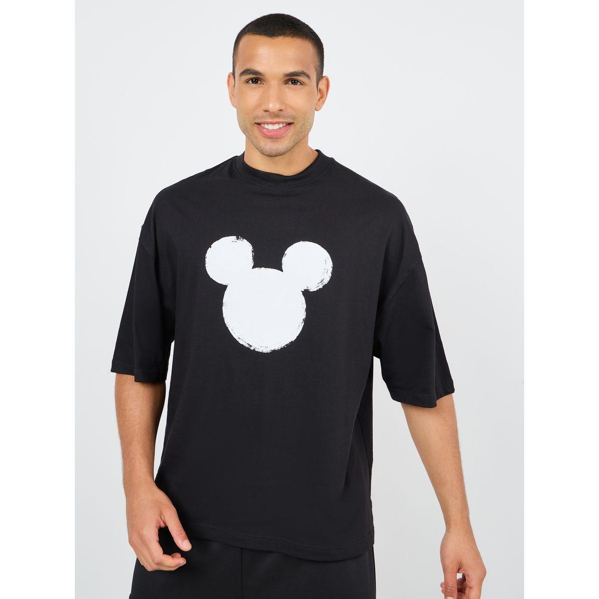 Styli Mickey Mouse Graphic Print Boxy Fit T-Shirt-men-clothing-tshirtsandpolos-tshirts-image-3