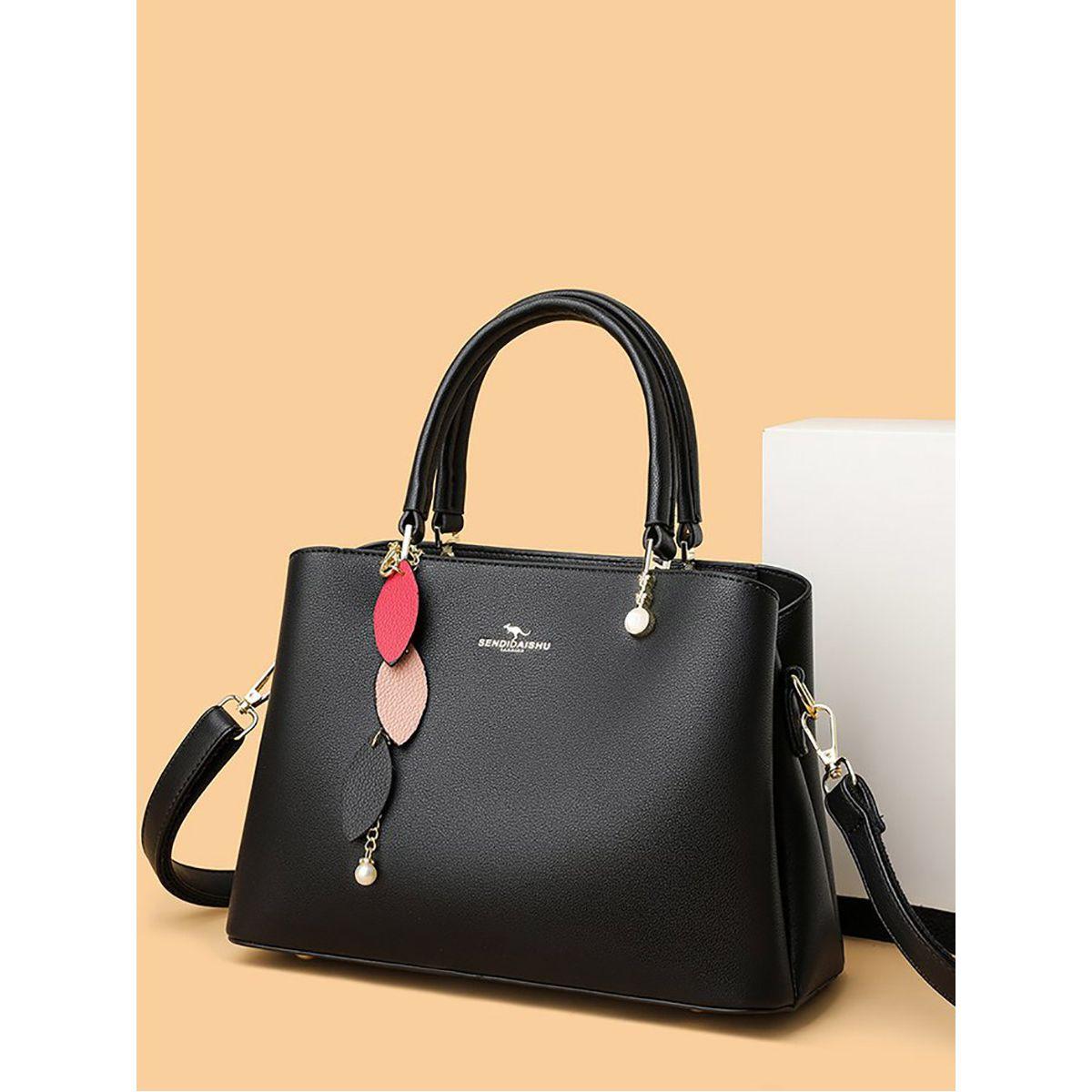 Styli 3 Leaves Drop Detail Shoulder Bag-women-bagsandwallets-handbags-image-1