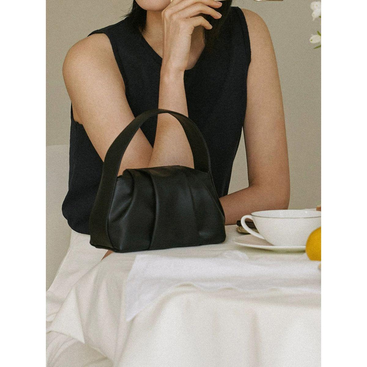 Styli Fold Pleat Detail Handbag-women-bagsandwallets-handbags-image-2