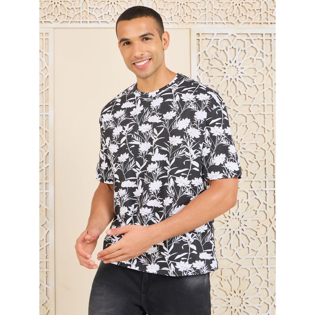 Styli Oversized Floral All Over Print T-Shirt-men-clothing-tshirtsandpolos-tshirts-image-1