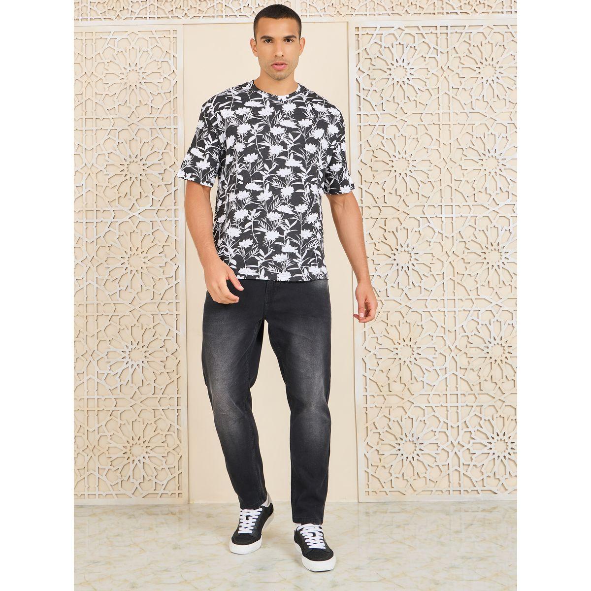 Styli Oversized Floral All Over Print T-Shirt-men-clothing-tshirtsandpolos-tshirts-image-2