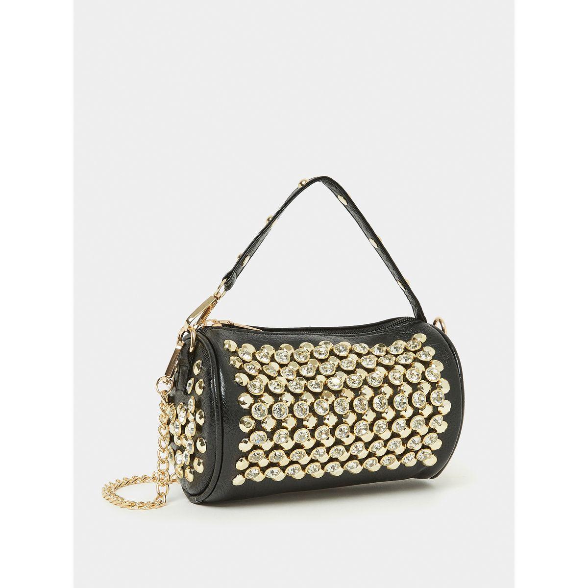 Styli Embellished Handbag with Chain Strap-women-bagsandwallets-handbags-image-1